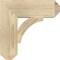 Ekena Millwork Thorton Craftsman Rough Sawn Bracket, Douglas Fir, 4"W x 14"D x 14"H BKT04X14X14THR04RDF - alternate 3